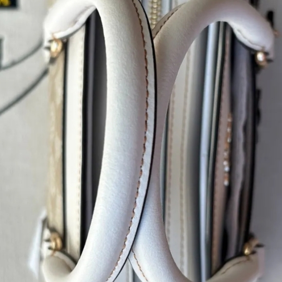 Coach NWT Signature Purse Bag + Crossby Strap Satchel Rare Floral Applique - Picture 8 of 15